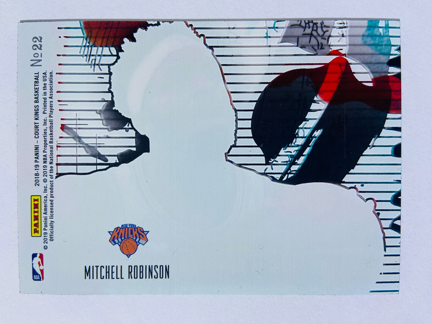 Mitchell Robinson - New York Knicks 2018-19 Panini Court Kings NBA Rookie Acetate #22