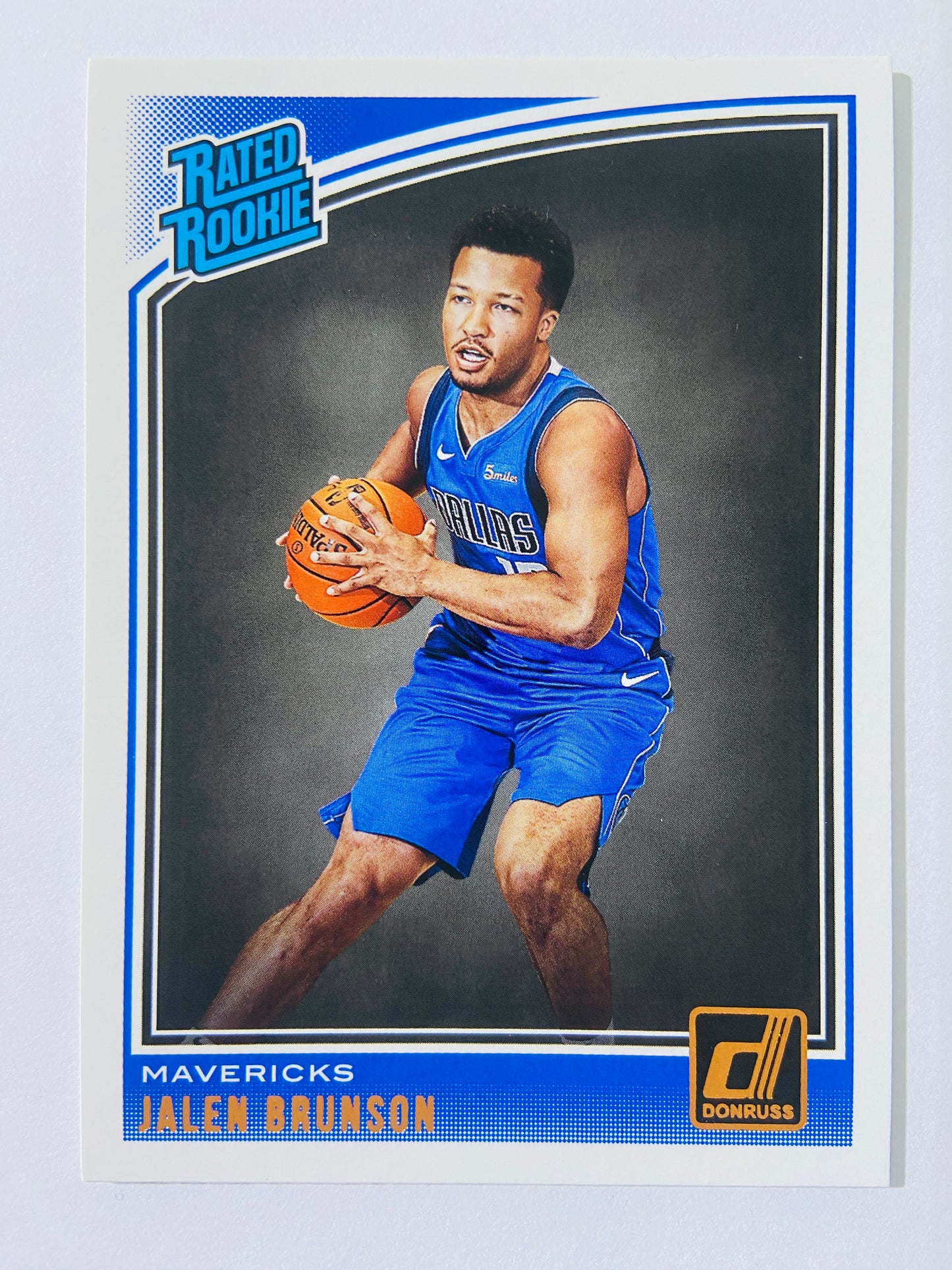 Jalen Brunson - Dallas Mavericks 2018-19 Panini Donruss Rated Rookie #179