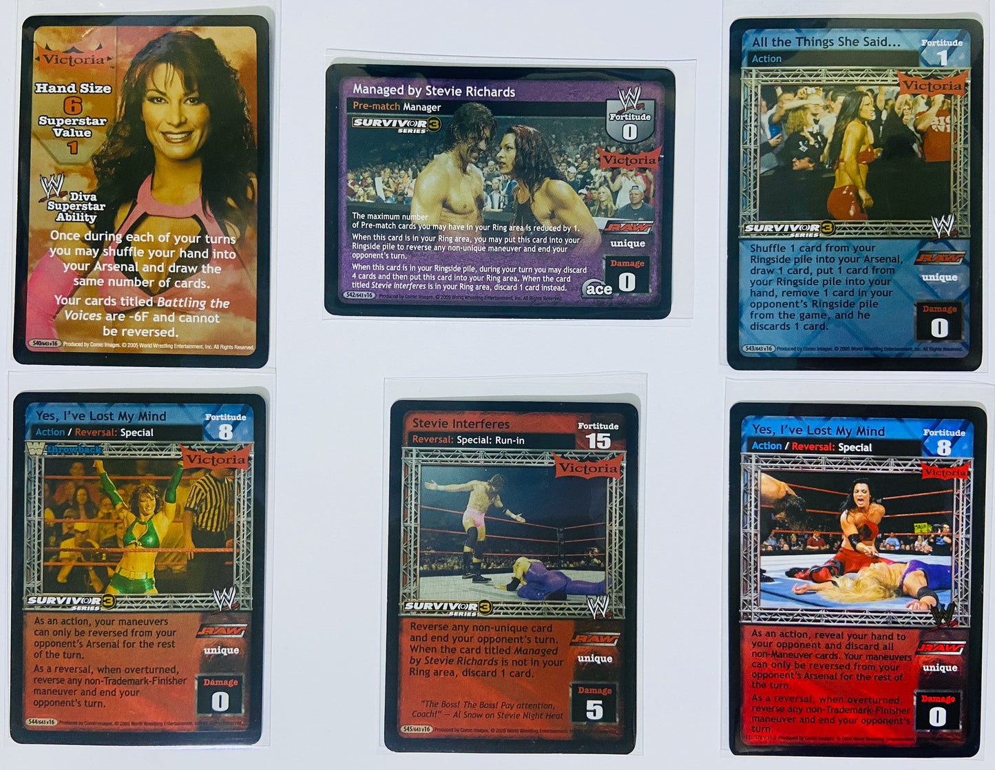 Victoria - 6-Card Lot (SS3, Foils, Superstar Card, Rare)