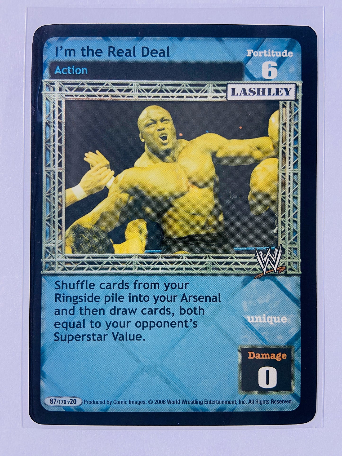 Bobby Lashley 4-Card Lot (Superstar Card, Starter Foils)