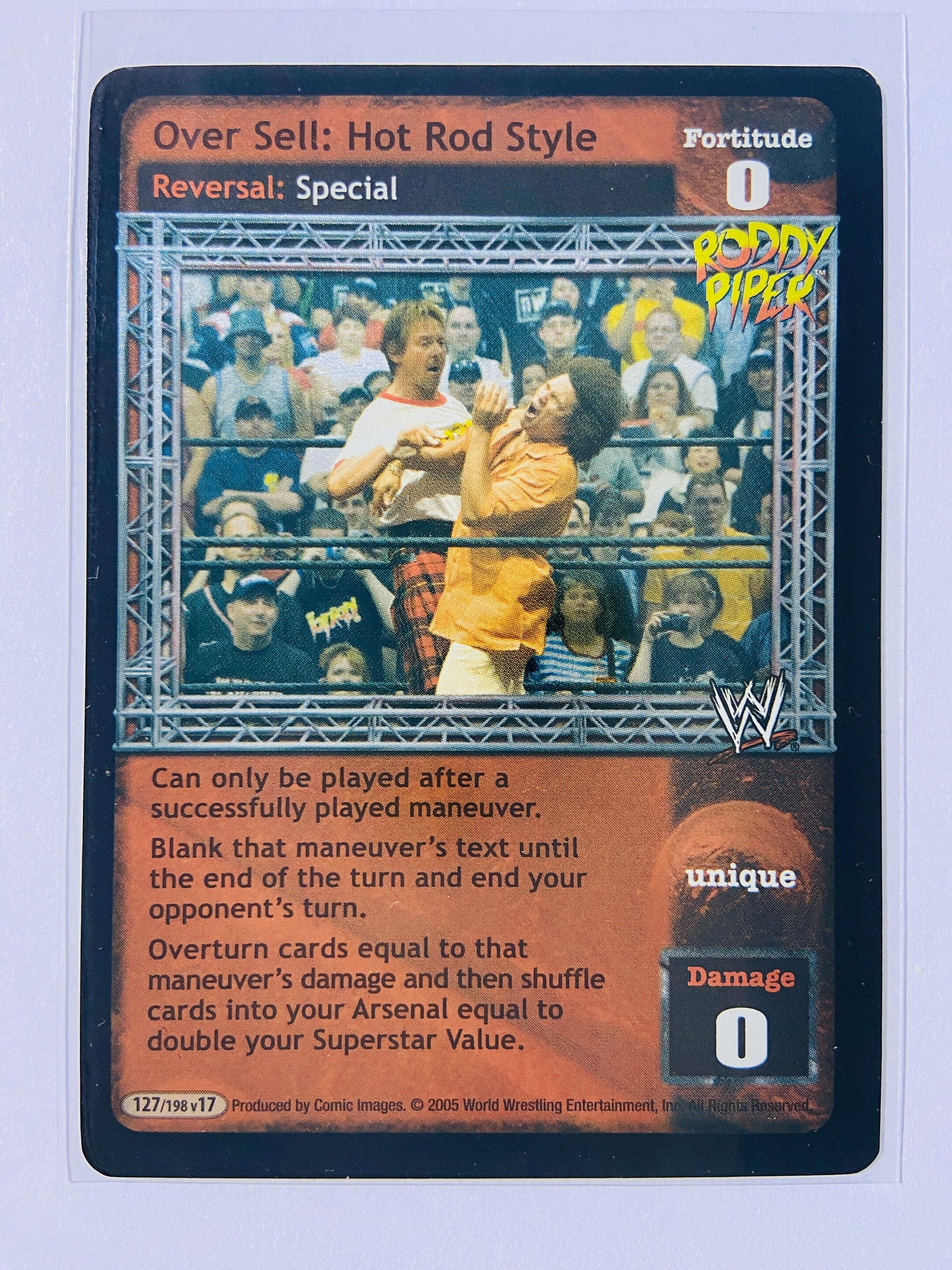 Rowdy Roddy Piper 4-Card Lot (Foils, Superstar Card)