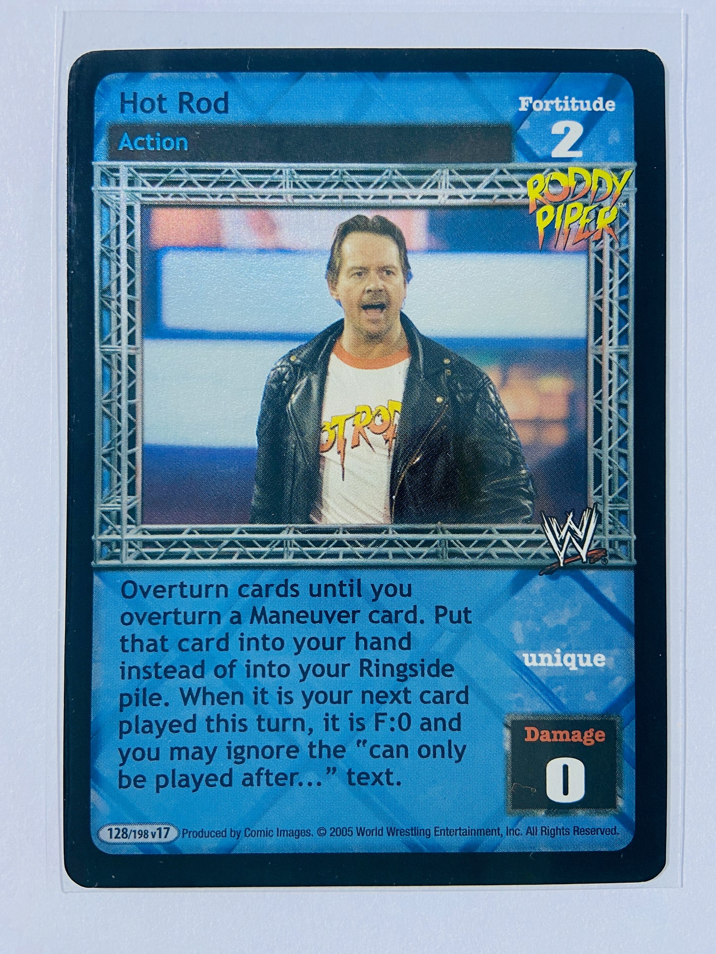 Rowdy Roddy Piper 4-Card Lot (Foils, Superstar Card)