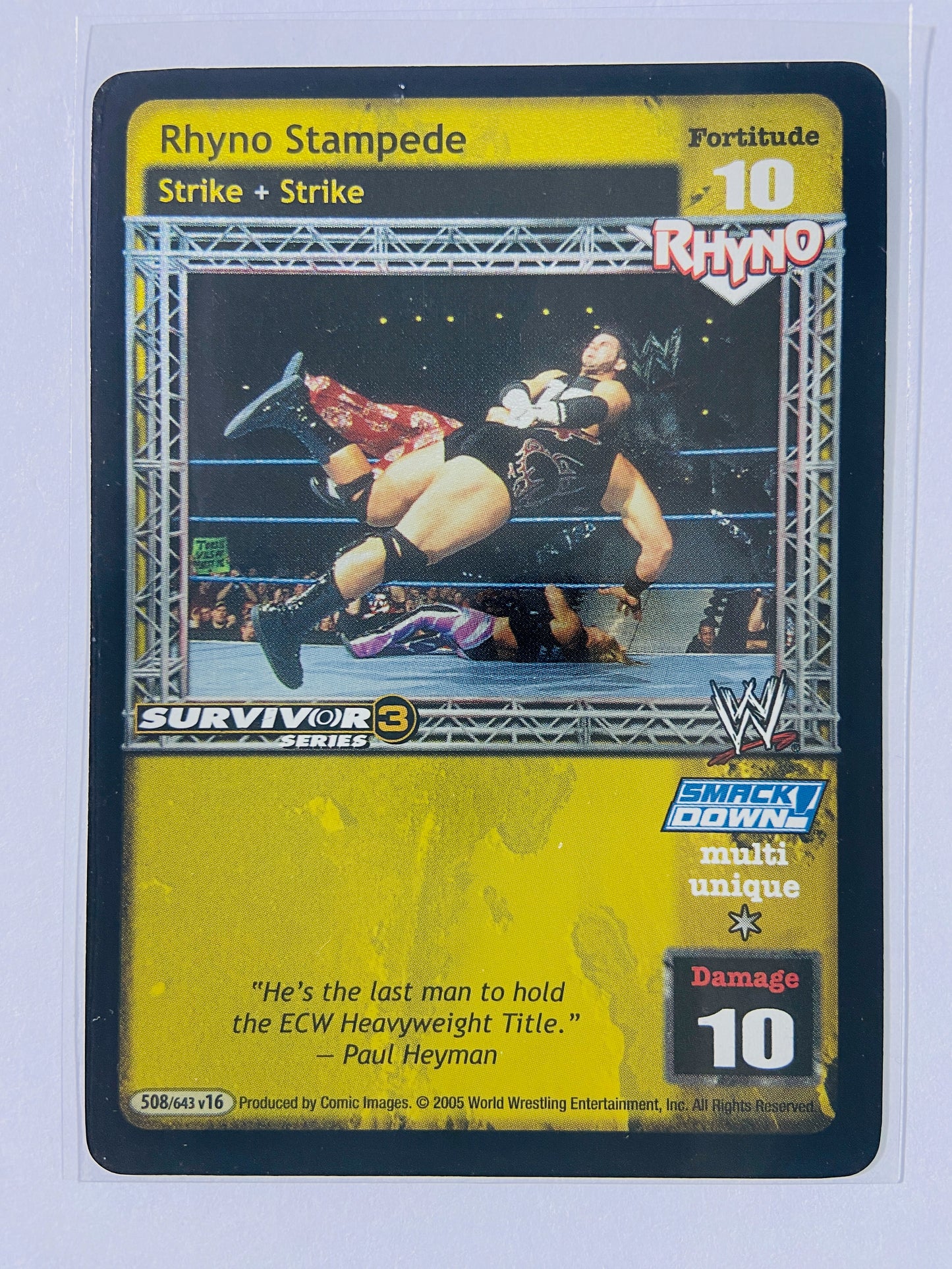 Rhyno - 9-Card Lot (SS3, Foils, Superstar Cards, Rares)