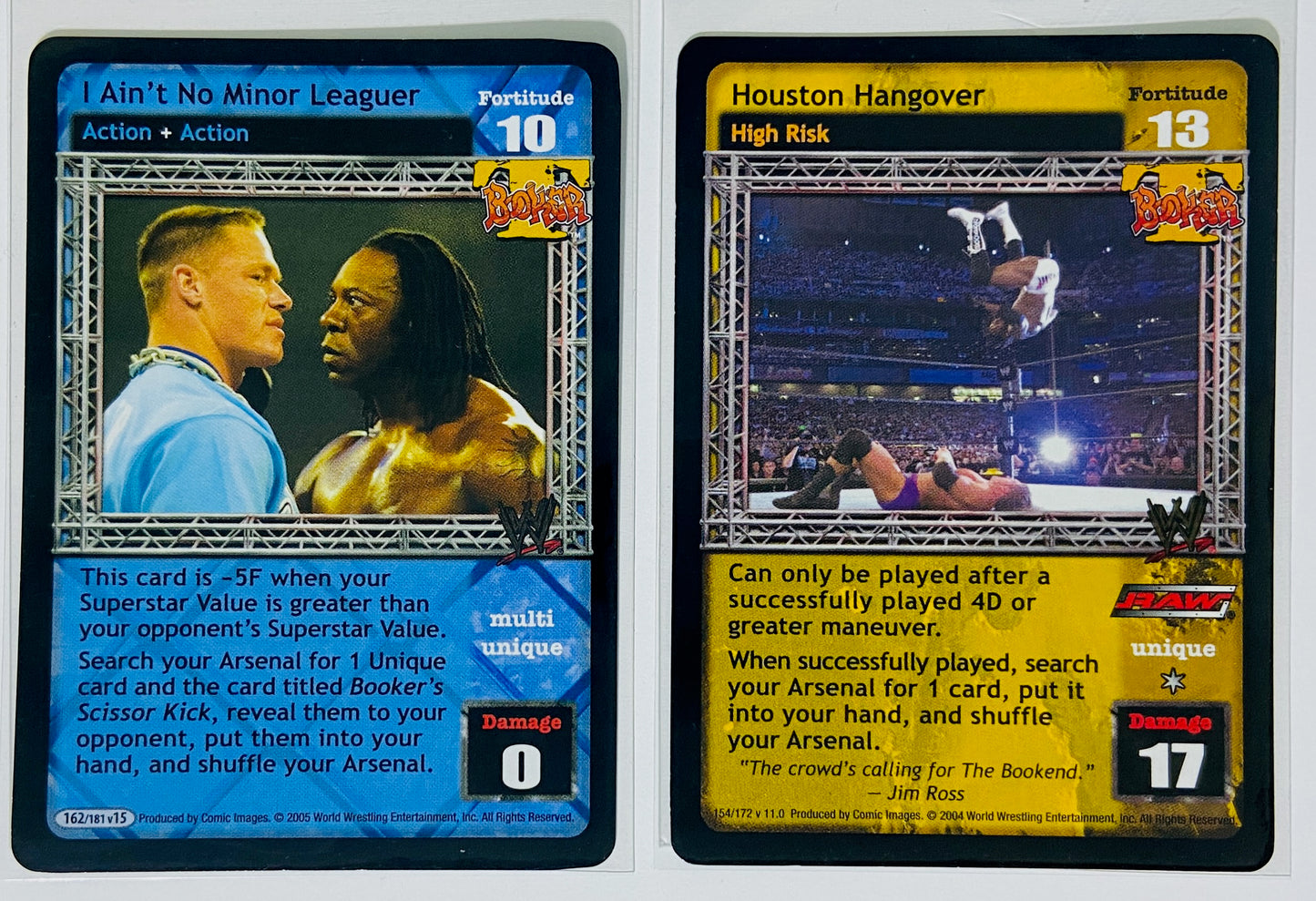 Booker T 2-Card Lot (Rare)