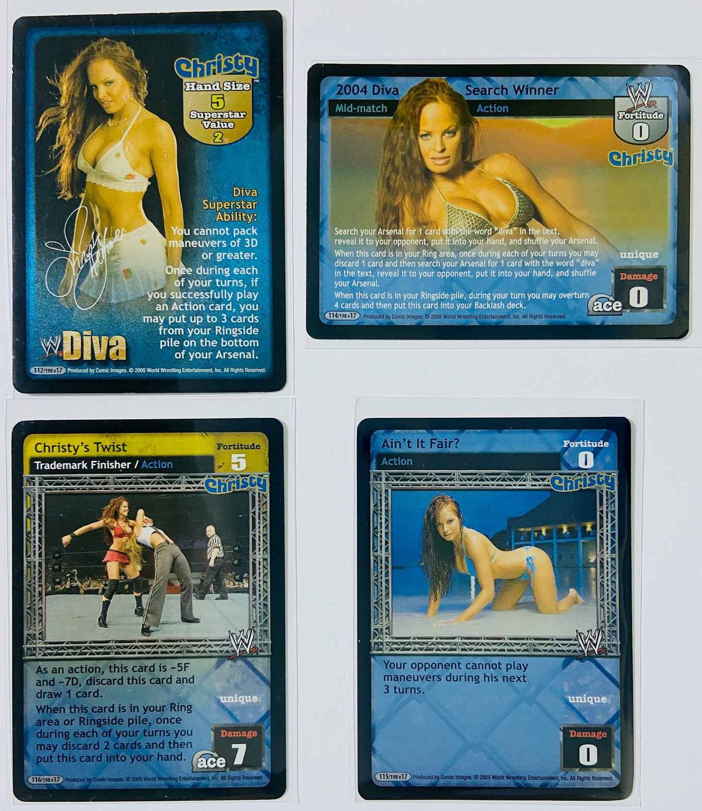 Christy - 4-Card Lot (Foils, Superstar Card, Rare)