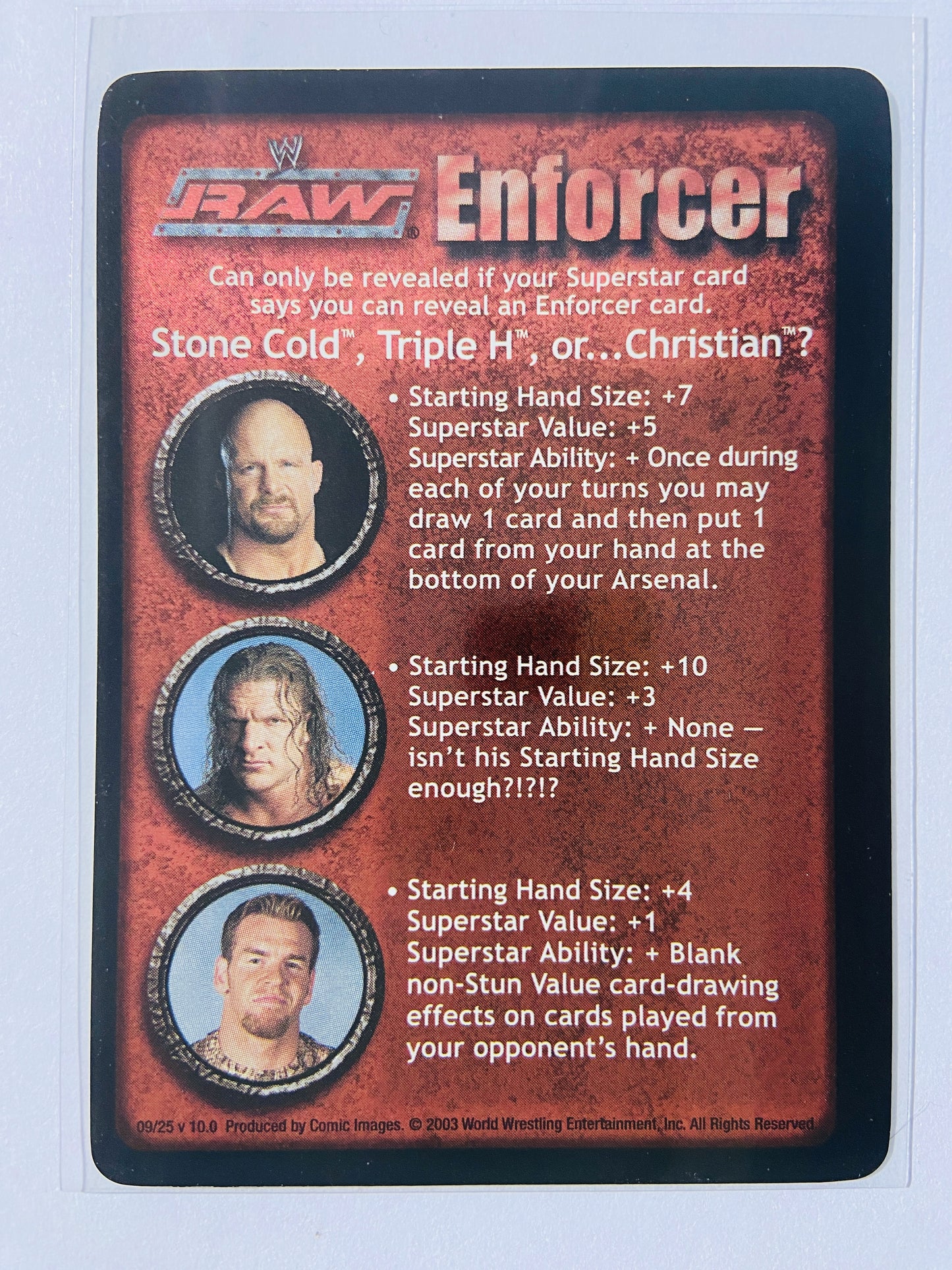 Eric Bischoff 4-Card Lot B (Foils, GM, Enforcer, Raw, Stonecold)