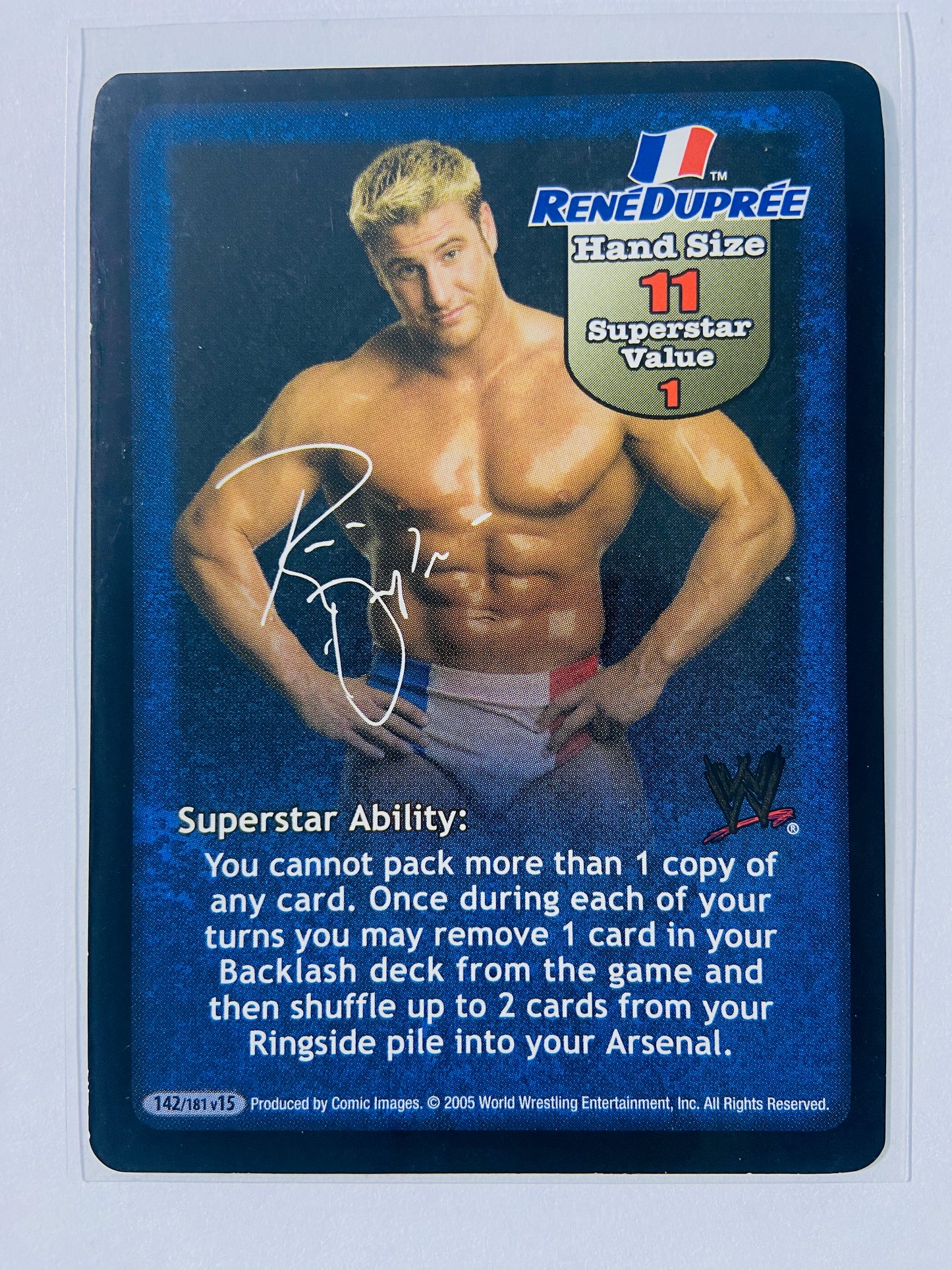 Rene Dupree 2-Card Lot (Superstar Card, Fifi, Rare)