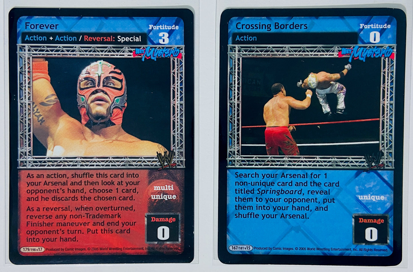 Rey Mysterio 2-Card Lot A (Rare)