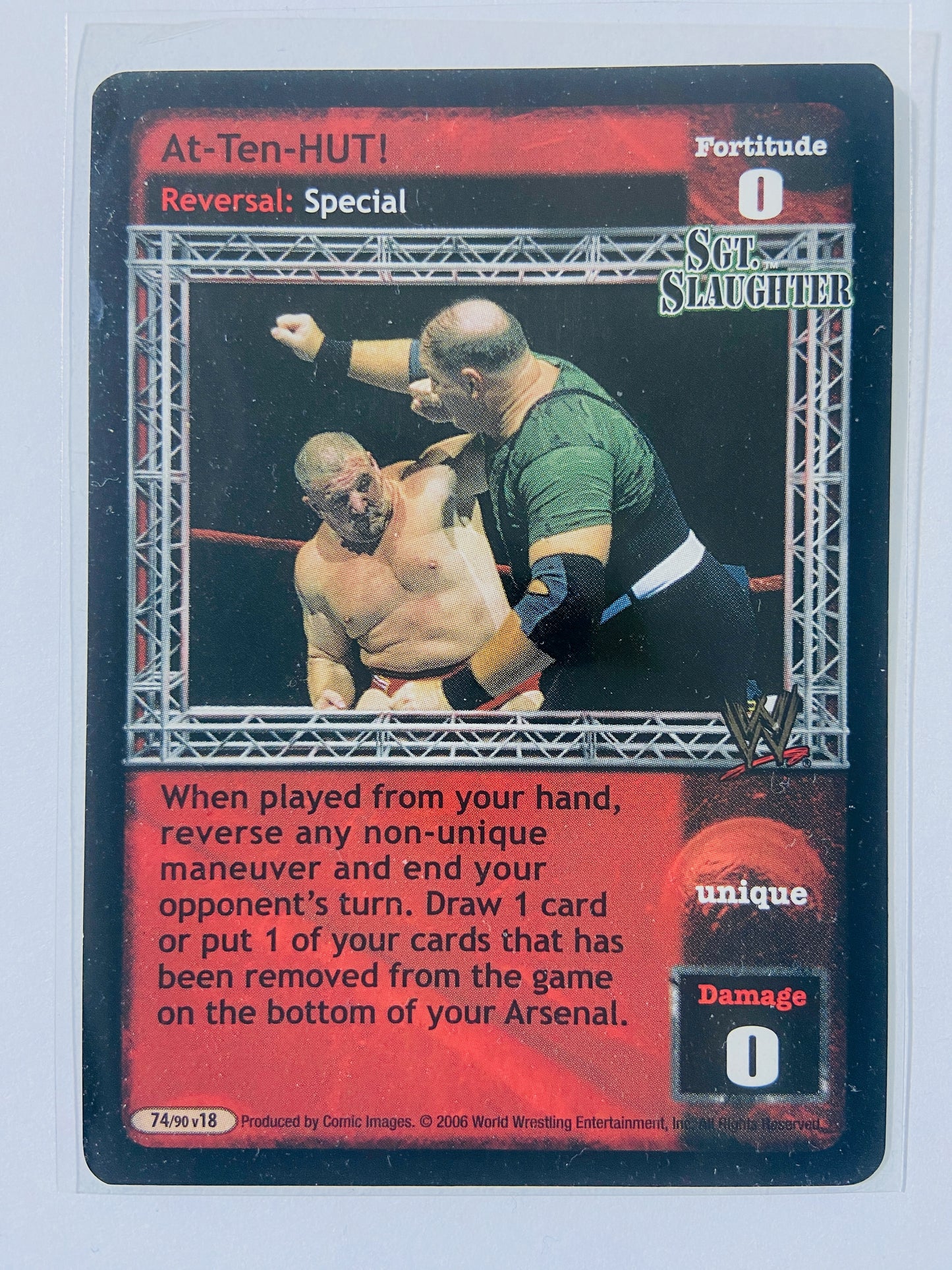 Sgt. Slaughter - 2-Card Lot (Superstar Card, Rare)