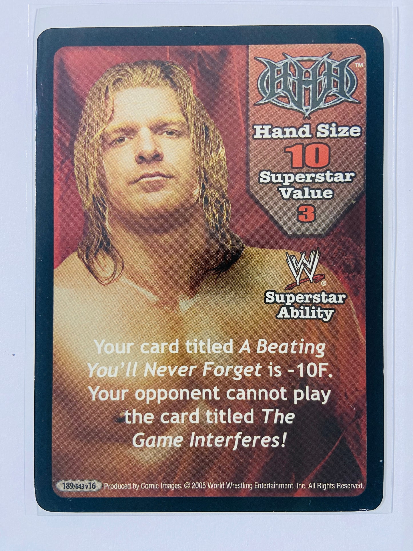 Triple H 20-Card Lot (SS3, Foils, Superstar Card, Rares)