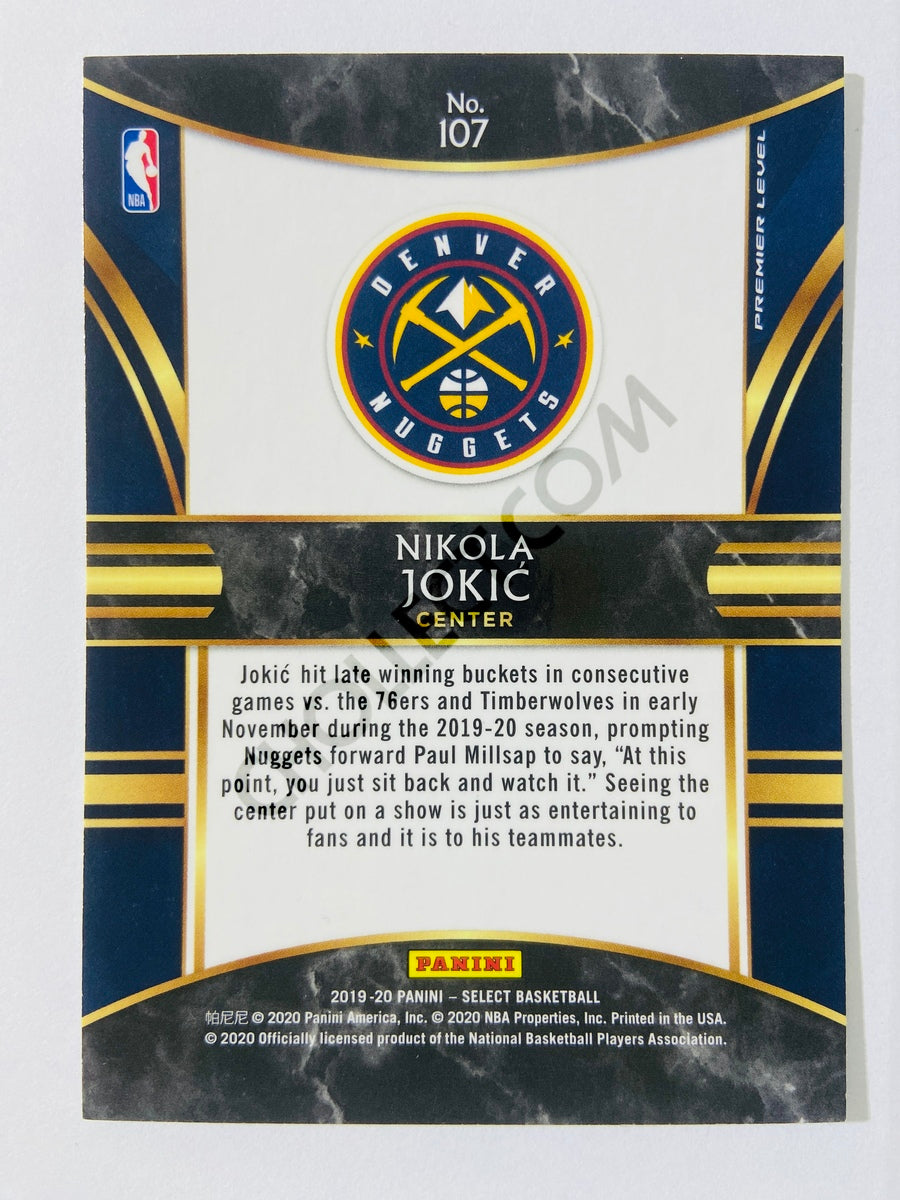 Nikola Jokic - Denver Nuggets 2019-20 Panini Panini Select Premier Level #107