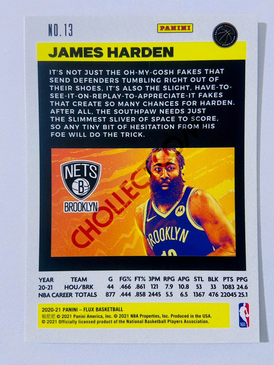 James Harden - Brooklyn Nets 2020-21 Panini Flux #13