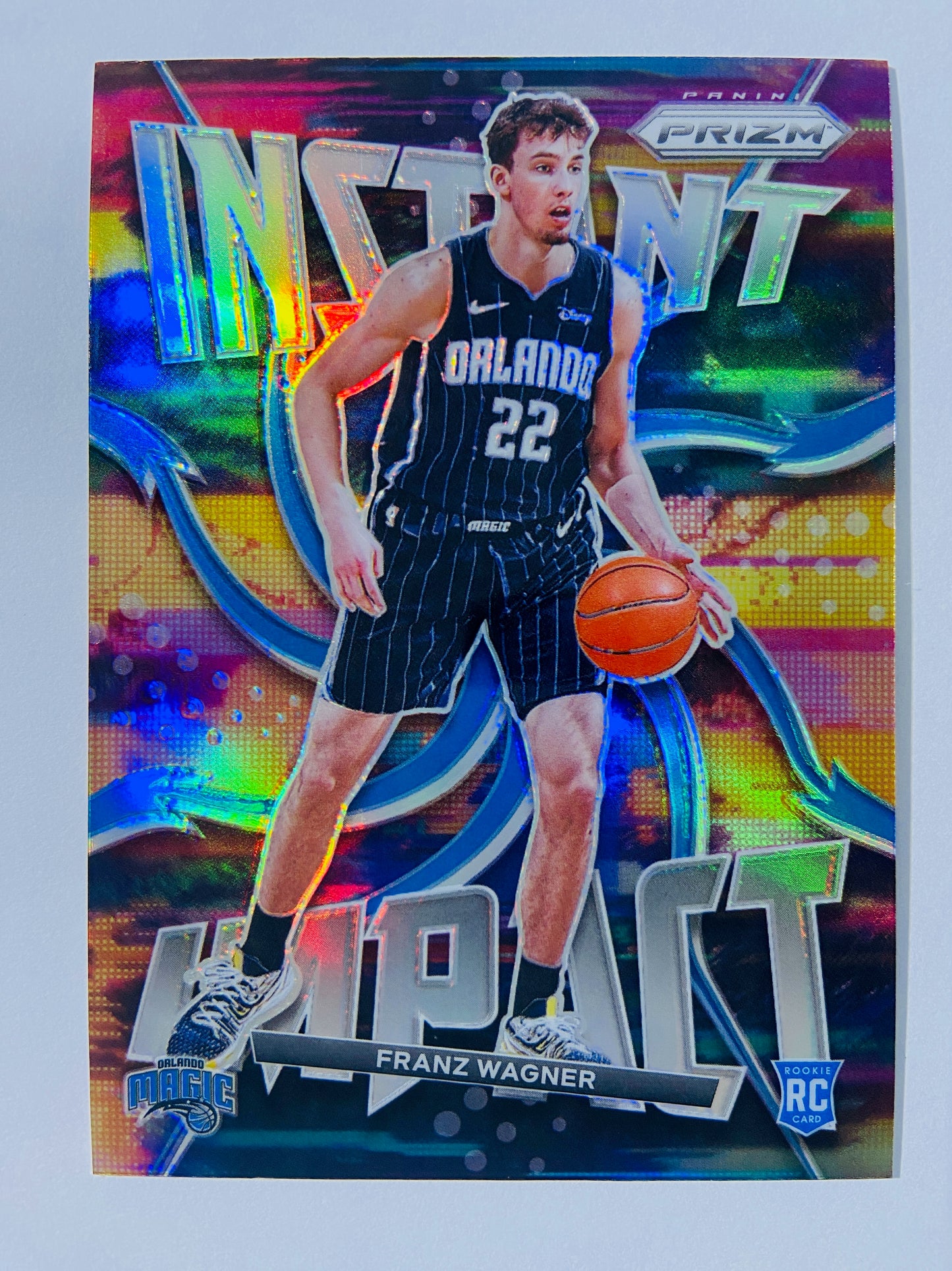 Franz Wagner - Orlando Magic 2021-22 Panini Prizm Instant Impact Silver Insert RC Rookie #13