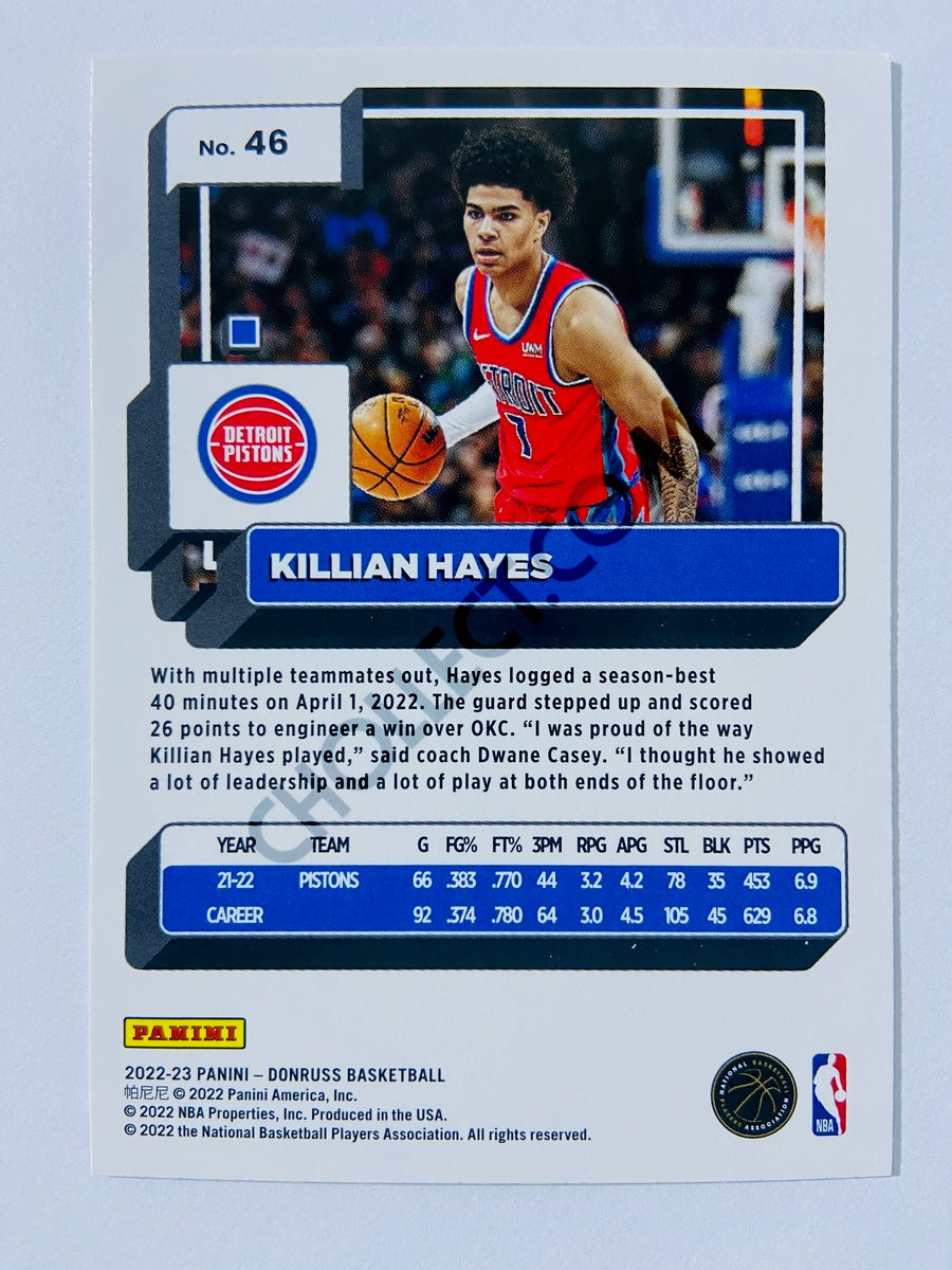 Killian Hayes - Detroit Pistons 2022-23 Panini Donruss #46