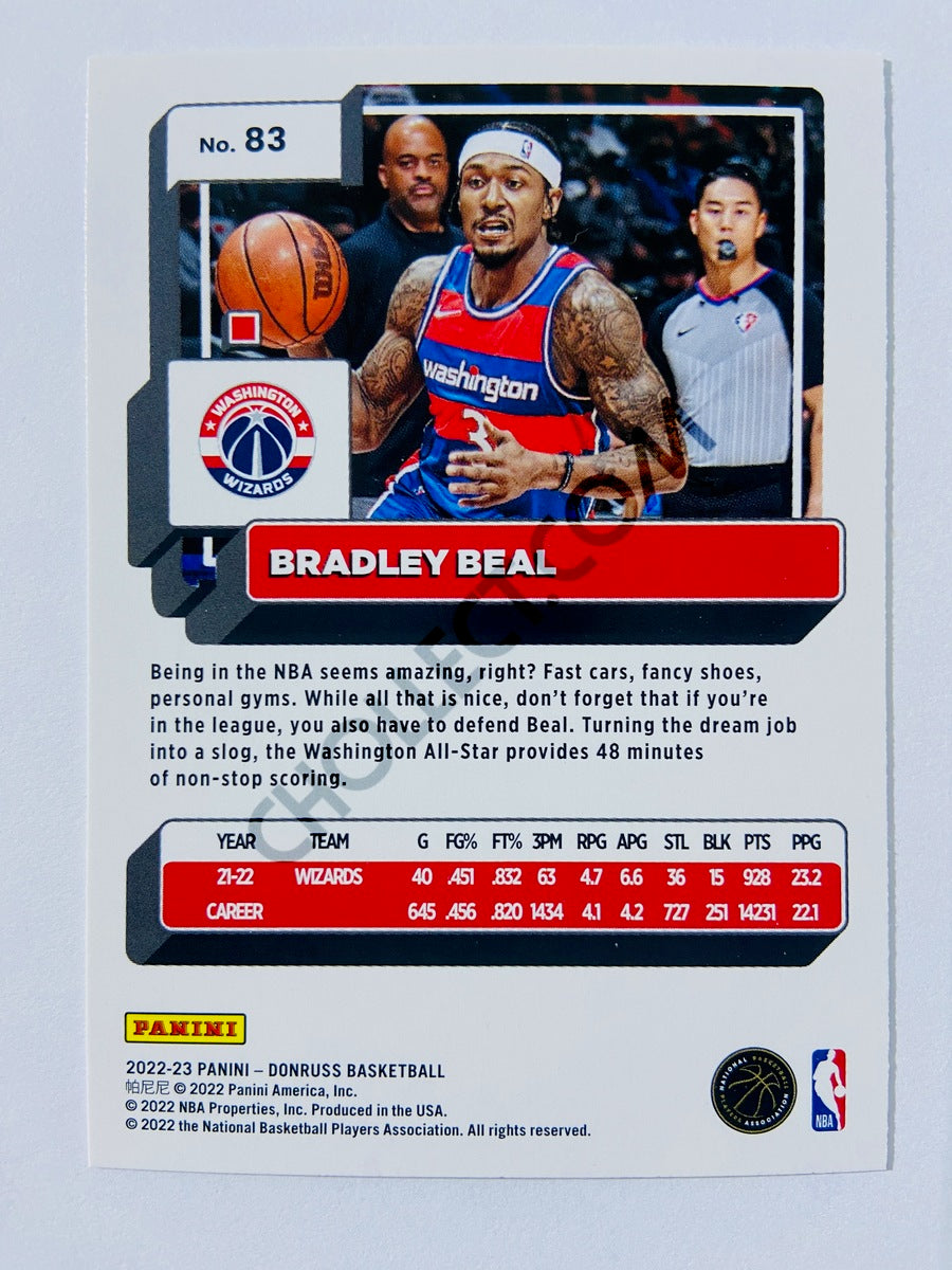 Bradley Beal - Washington Wizards 2022-23 Panini Donruss #83