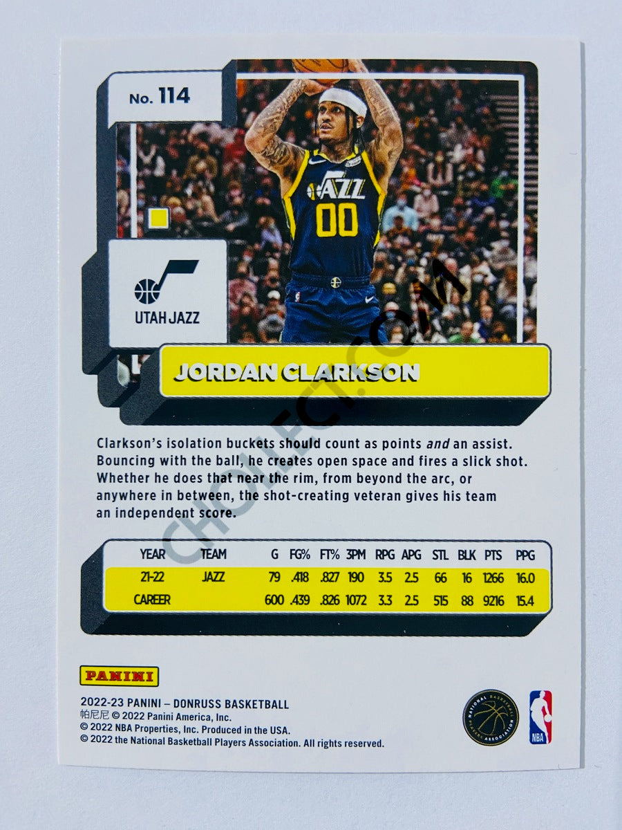 Jordan Clarkson - Utah Jazz 2022-23 Panini Donruss #114