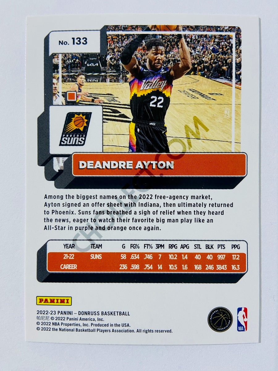 Deandre Ayton - Phoenix Suns 2022-23 Panini Donruss #133