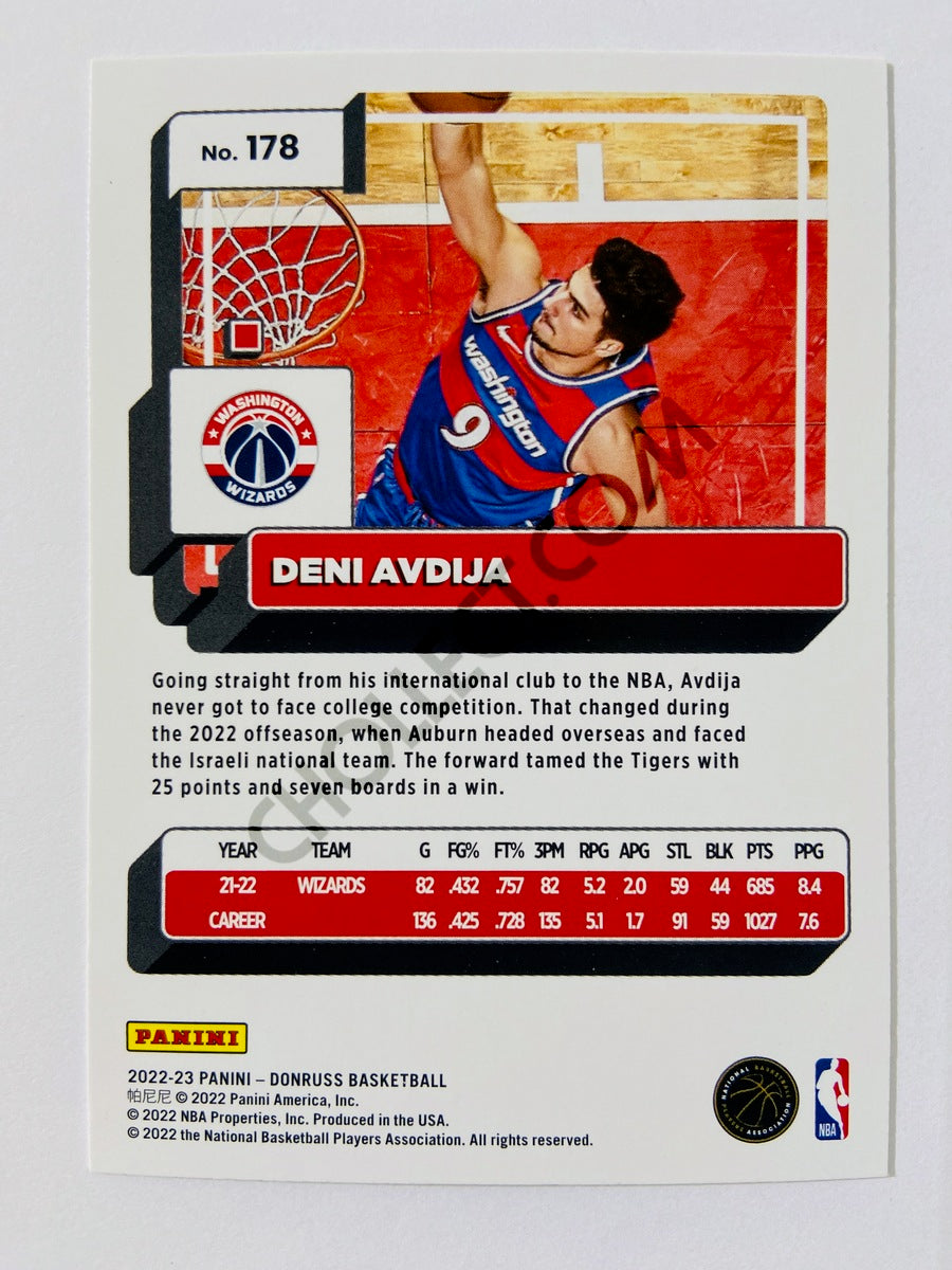 Deni Avdija - Washington Wizards 2022-23 Panini Donruss #178