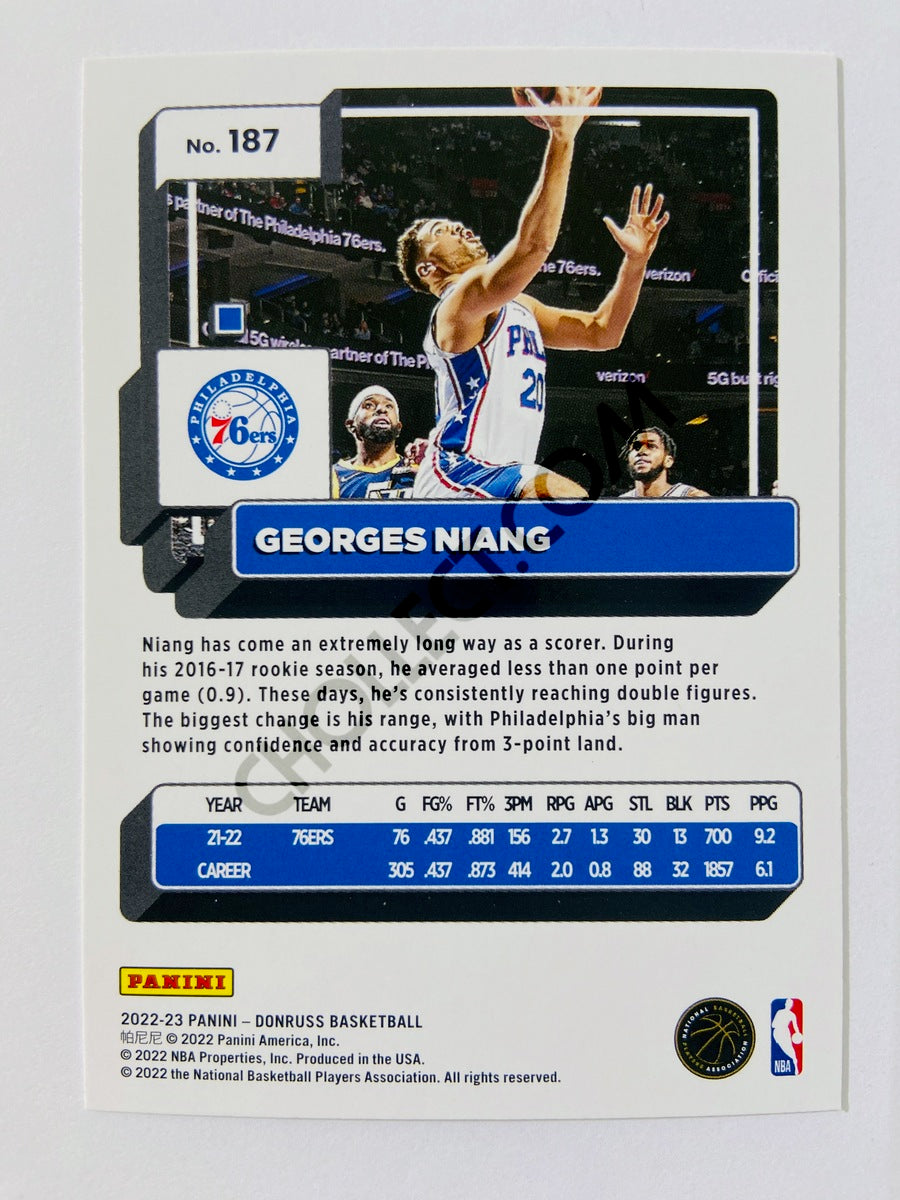 Georges Niang - Philadelphia 76ers 2022-23 Panini Donruss #187