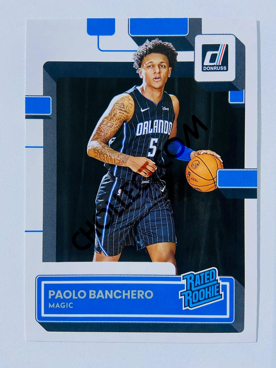 Paolo Banchero - Orlando Magic 2022-23 Panini Donruss Rated Rookie #201