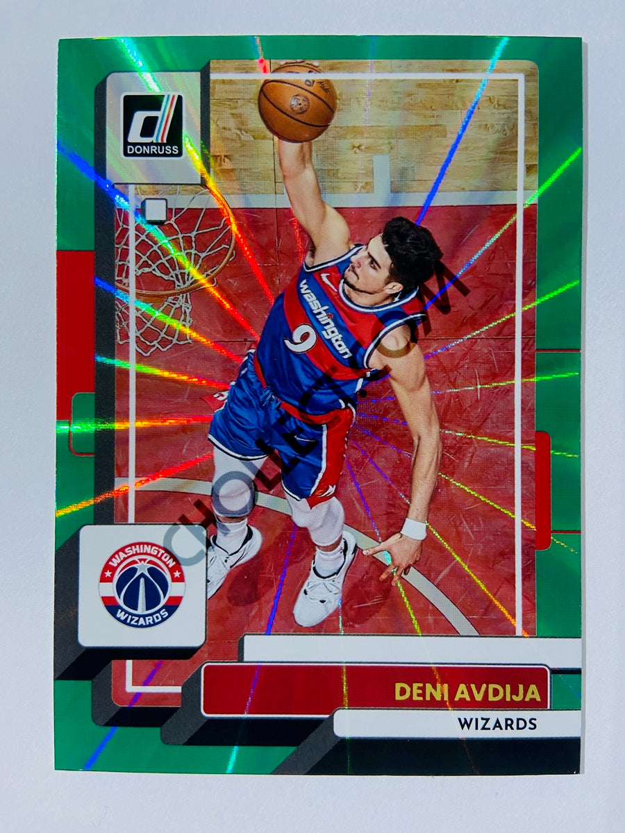 Deni Avdija - Washington Wizards 2022-23 Panini Donruss Holo Green Laser Parallel #178