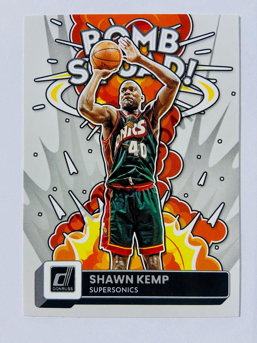 Shawn Kemp - Seattle Supersonics 2022-23 Panini Donruss Bomb Squad Insert #20