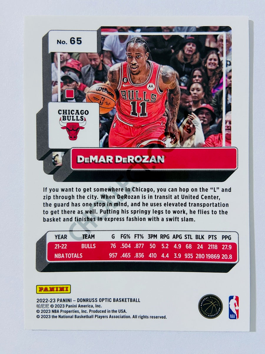 DeMar DeRozan - Chicago Bulls 2022-23 Panini Donruss Optic #65