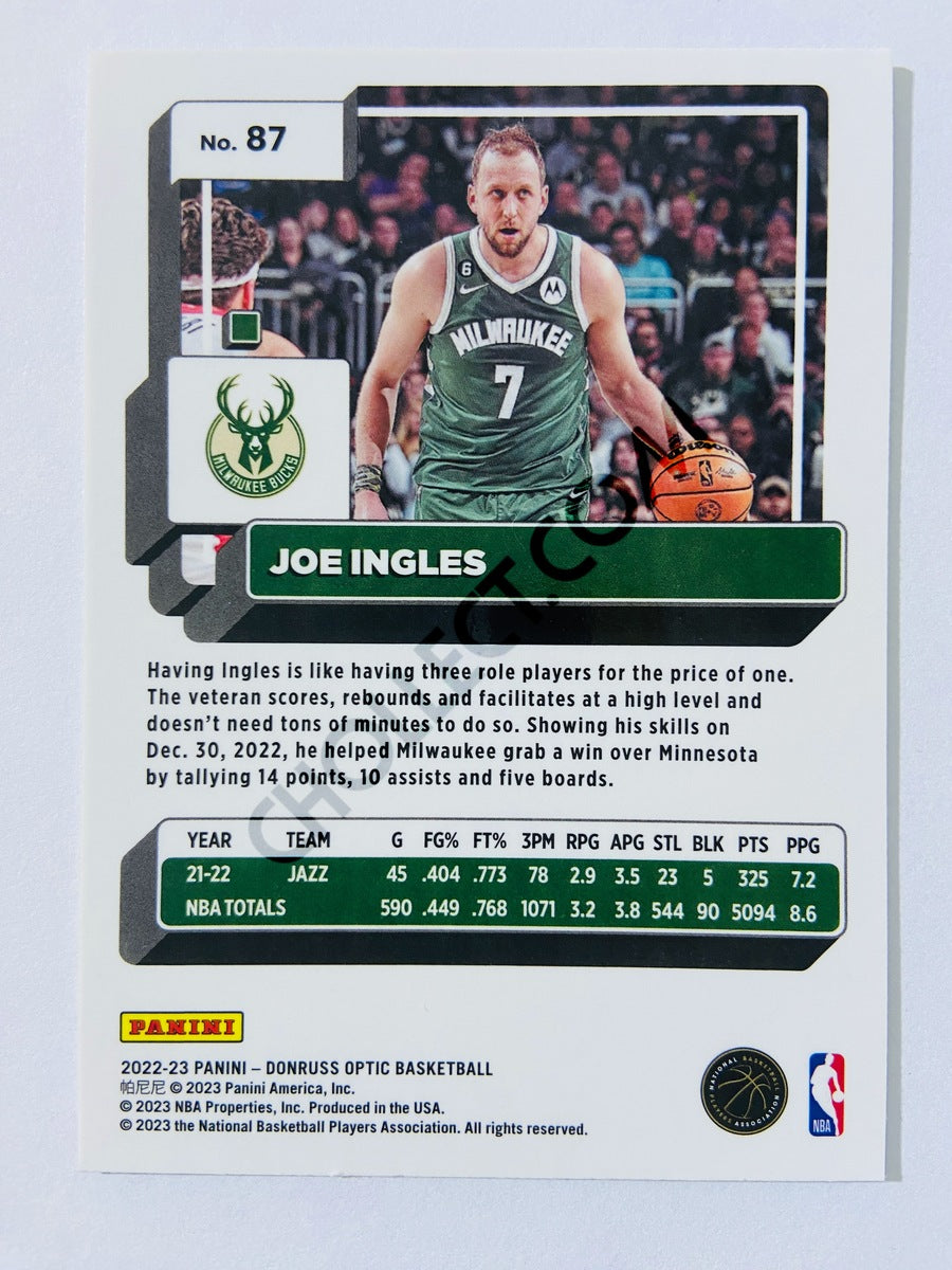 Joe Ingles - Milwaukee Bucks 2022-23 Panini Donruss Optic #87