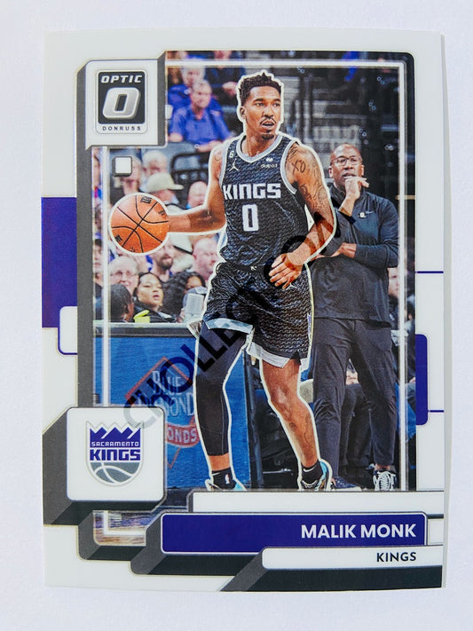 Malik Monk - Sacramento Kings 2022-23 Panini Donruss Optic #128
