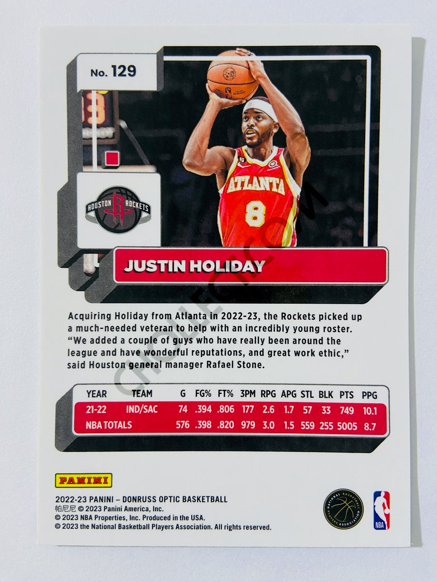 Justin Holiday - Houston Rockets 2022-23 Panini Donruss Optic #129