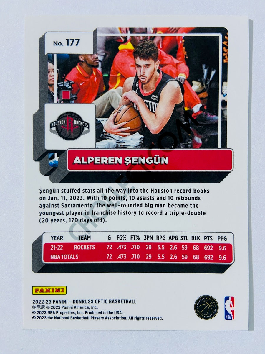 Alperen Sengun - Houston Rockets 2022-23 Panini Donruss Optic #177
