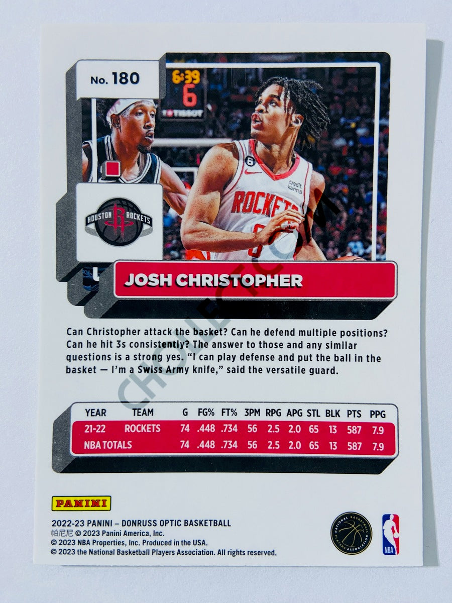 Josh Christopher - Houston Rockets 2022-23 Panini Donruss Optic #180