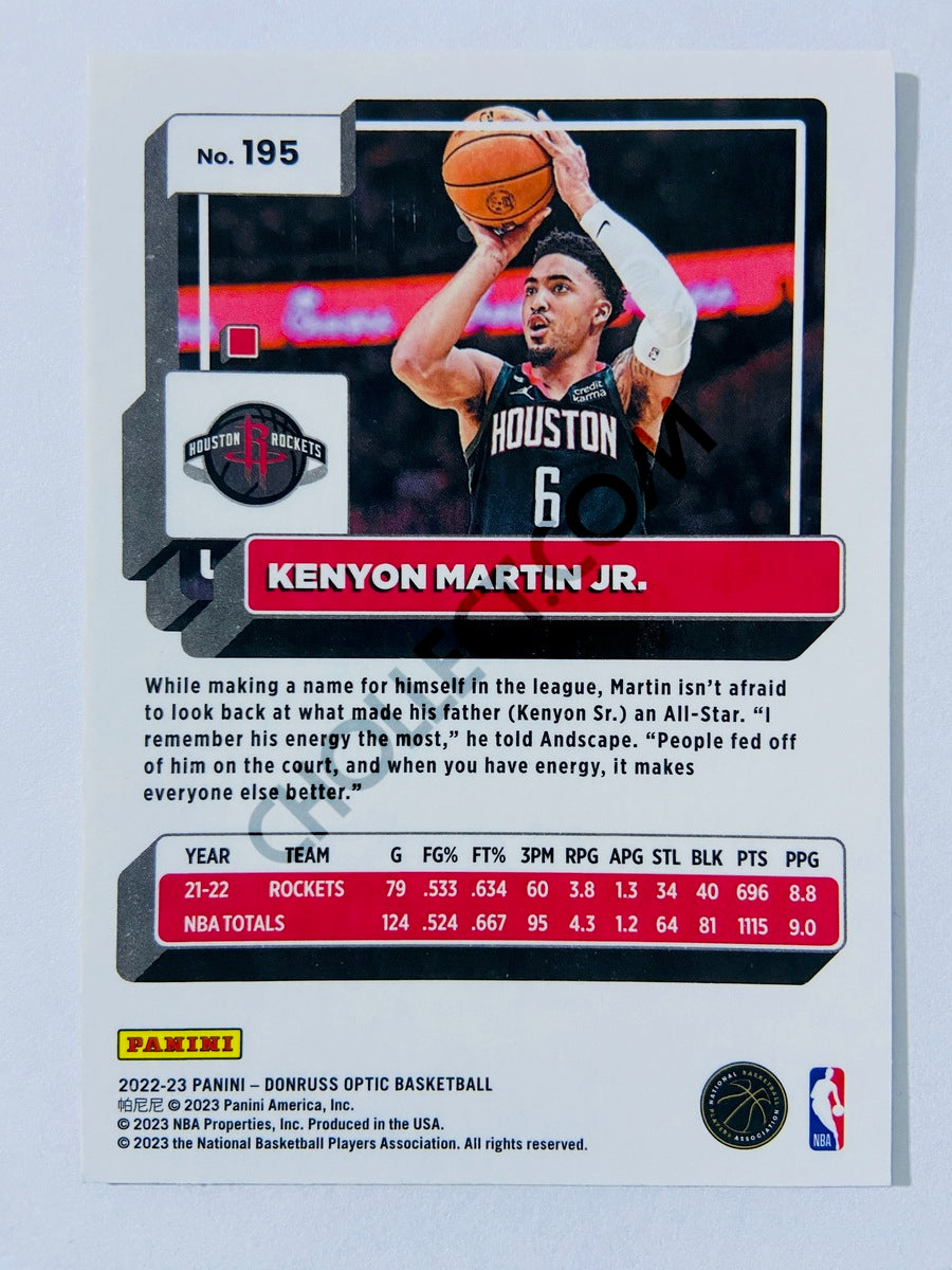 Kenyon Martin Jr. - Houston Rockets 2022-23 Panini Donruss Optic #195
