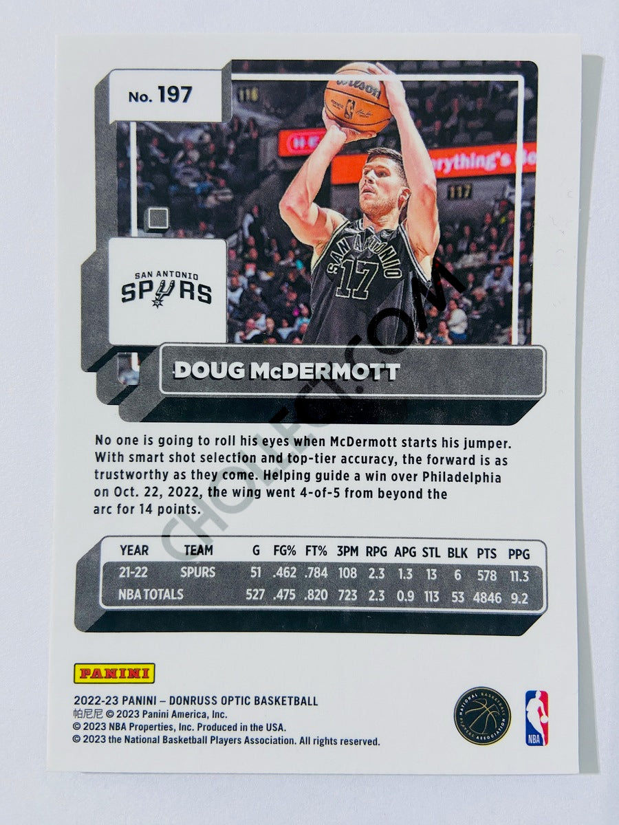 Doug McDermott - San Antonio Spurs 2022-23 Panini Donruss Optic #197