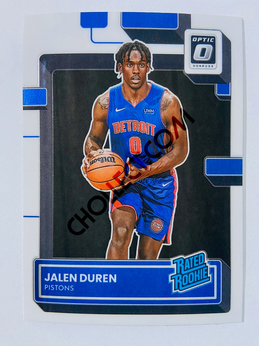 JALEN DUREN 2022-23 Panini NBA Hoops #243 Detroit Pistons Rookie RC MINT