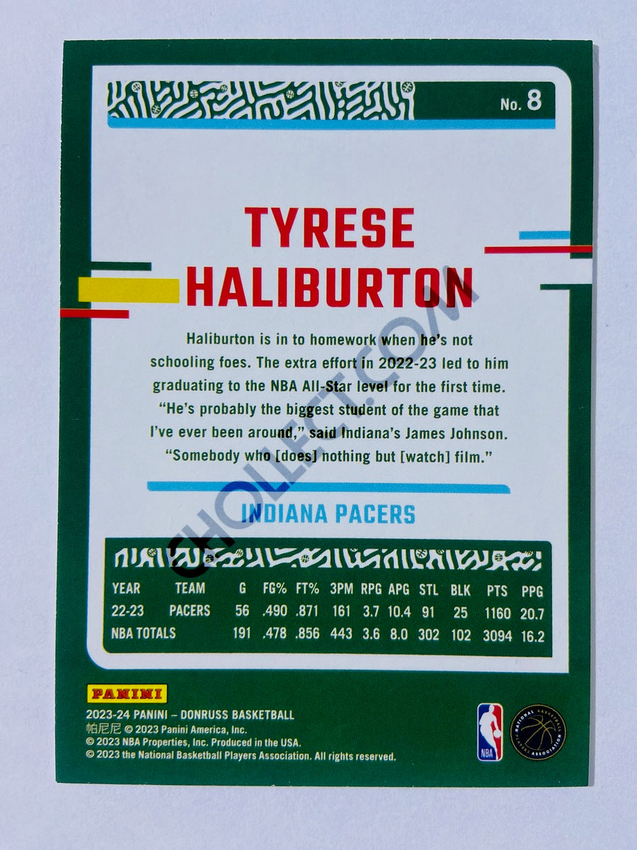 Tyrese Haliburton - Indiana Pacers 2023-24 Panini Donruss #8