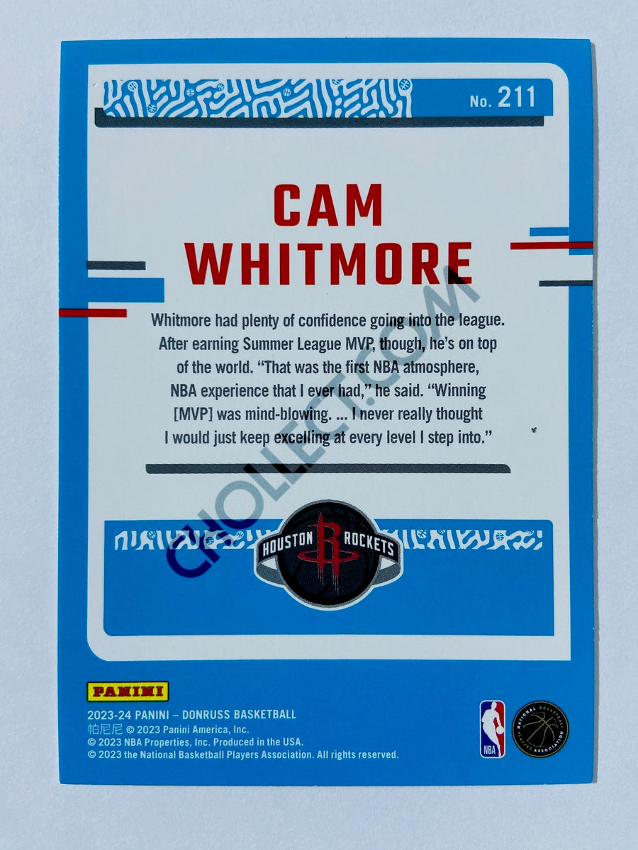 Cam Whitmore - Houston Rockets 2023-24 Panini Donruss Rated Rookie #211