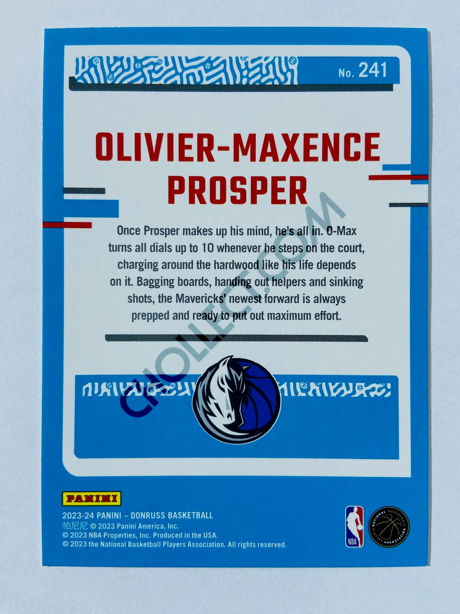 Olivier-Maxence Prosper - Dallas Mavericks 2023-24 Panini Donruss Rated Rookie #241