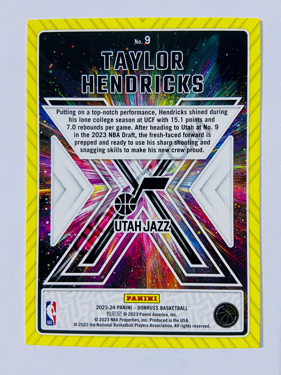 Taylor Hendricks - Utah Jazz 2023-24 Panini Donruss Great X-Pectations RC Rookie #9
