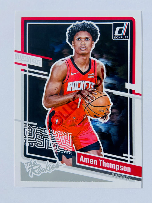 Amen Thompson - Houston Rockets 2023-24 Panini Donruss The Rookies #4