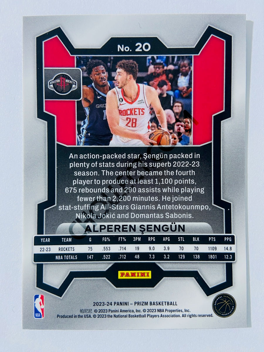 Alperen Sengun – Houston Rockets 2023-24 Panini Prizm #20