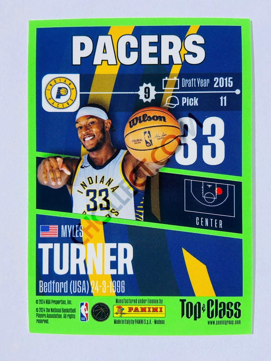 Myles Turner – Indiana Pacers 2023-24 Panini Top Class #36