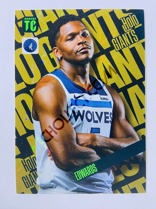 Anthony Edwards - Minnesota Timberwolves 2023-24 Panini Top Class Holo Giants