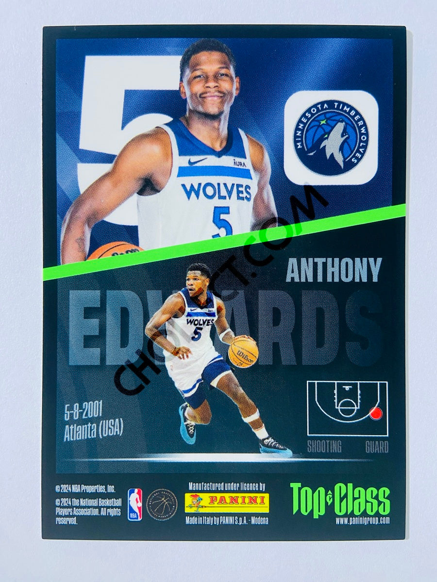 Anthony Edwards - Minnesota Timberwolves 2023-24 Panini Top Class Holo Giants