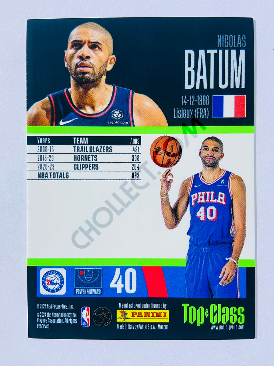 Nicolas Batum – Philadelphia 76ers 2023-24 Panini Top Class Master Class #240