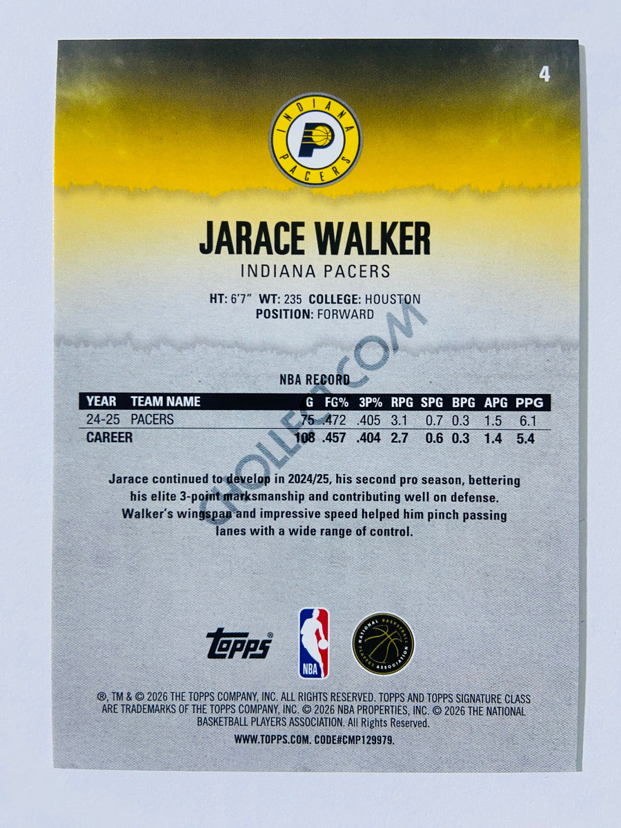 Jarace Walker - Indiana Pacers 2025-26 Topps Signature Class #4