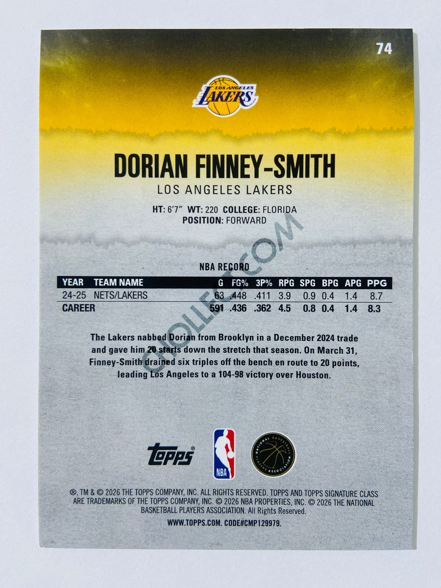 Dorian Finney-Smith - Los Angeles Lakers 2025-26 Topps Signature Class #74