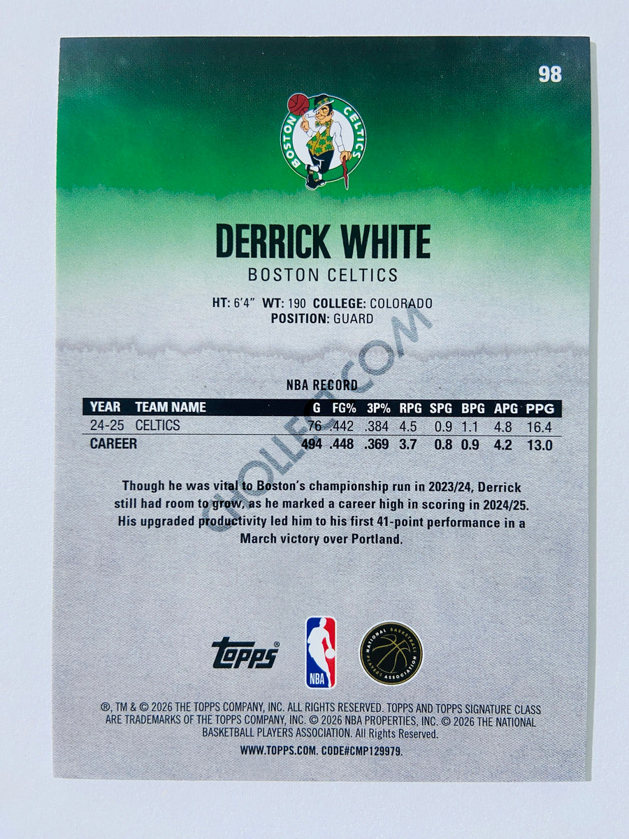 Derrick White - Boston Celtics 2025-26 Topps Signature Class #98
