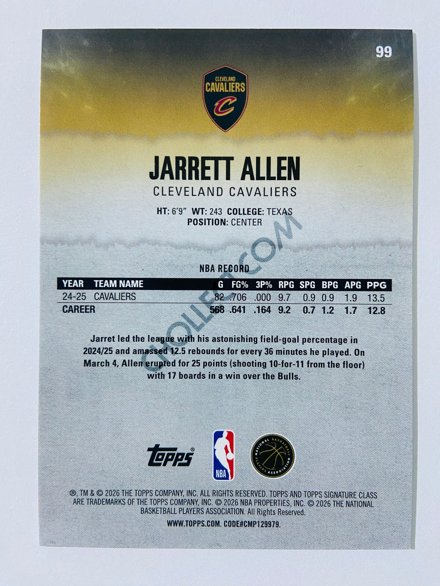Jarrett Allen - Cleveland Cavaliers 2025-26 Topps Signature Class #99