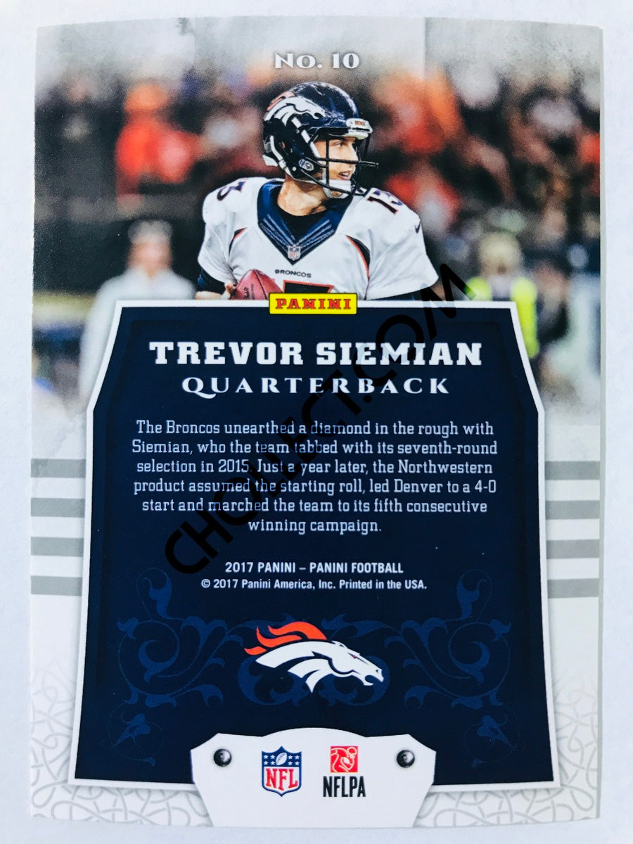 Trevor Siemian - Denver Broncos 2017 Panini Panini #10